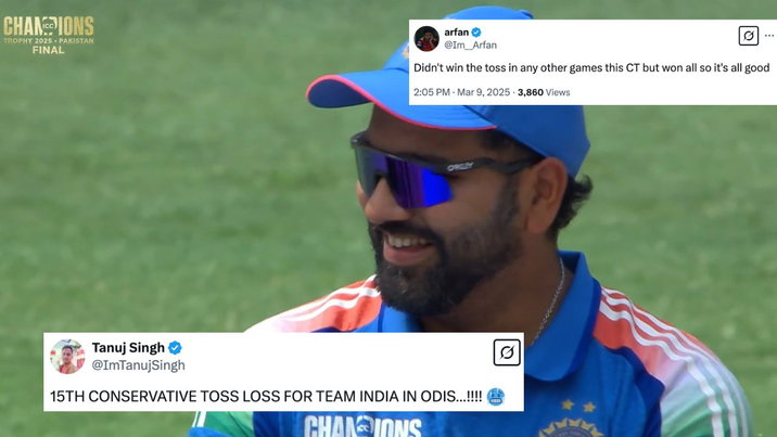 Rohit Sharma Toss TR