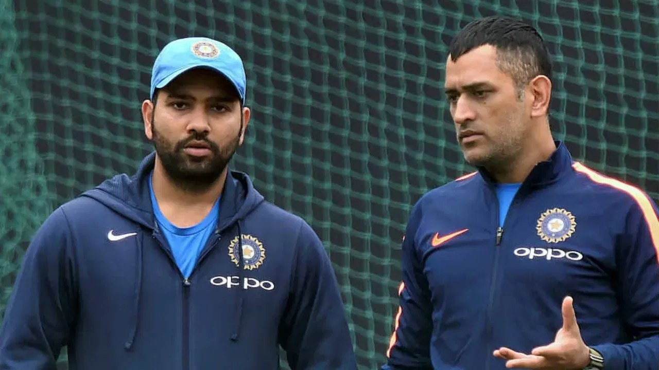 Rohit Sharma And MS Dhoni