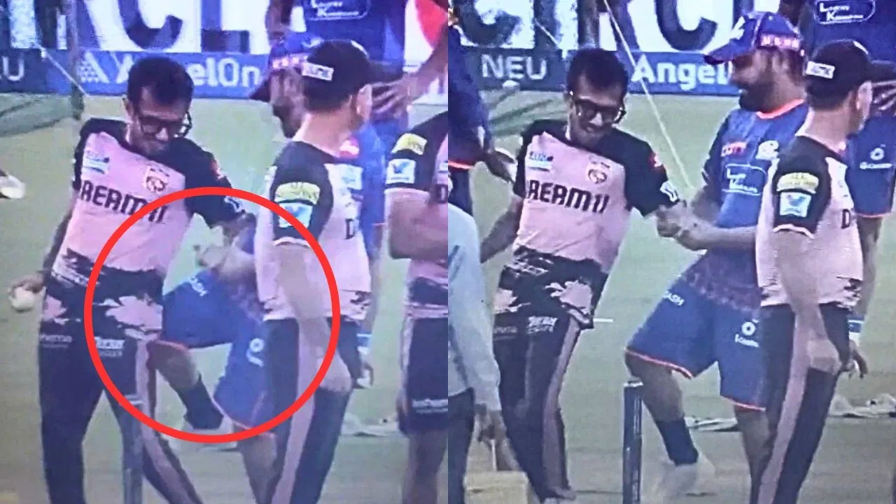 Rohit Sharma Beats Up Injured Yuzvendra Chahal