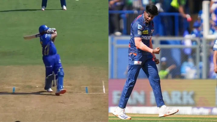 Rohit Sharma Dismissed Mayank Yadav