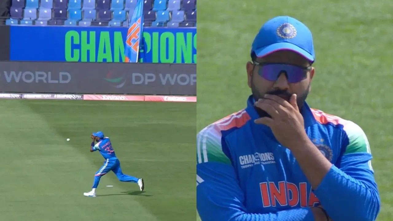 Rohit Sharma Fumes As Hardik Pandya Drops Catch