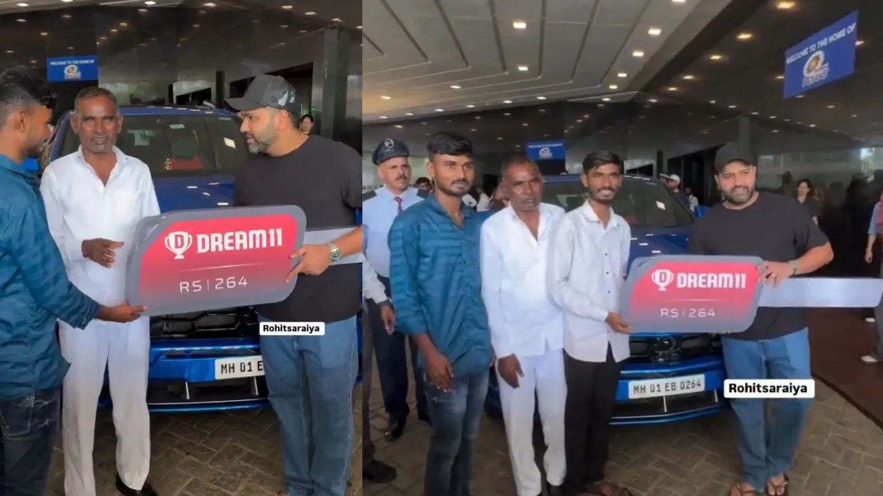 Rohit Sharma Gifts Car To Fan