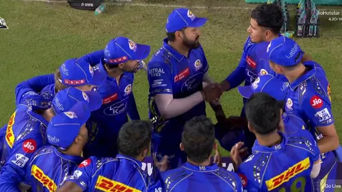 Rohit Sharma Hands MI Cap To Mujeeb Ur Rahman