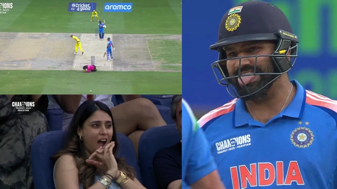 Rohit Sharma Hits Umpire Ritika Sajdeh Shocked