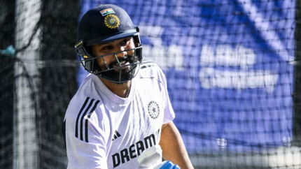 Rohit Sharma In Nets