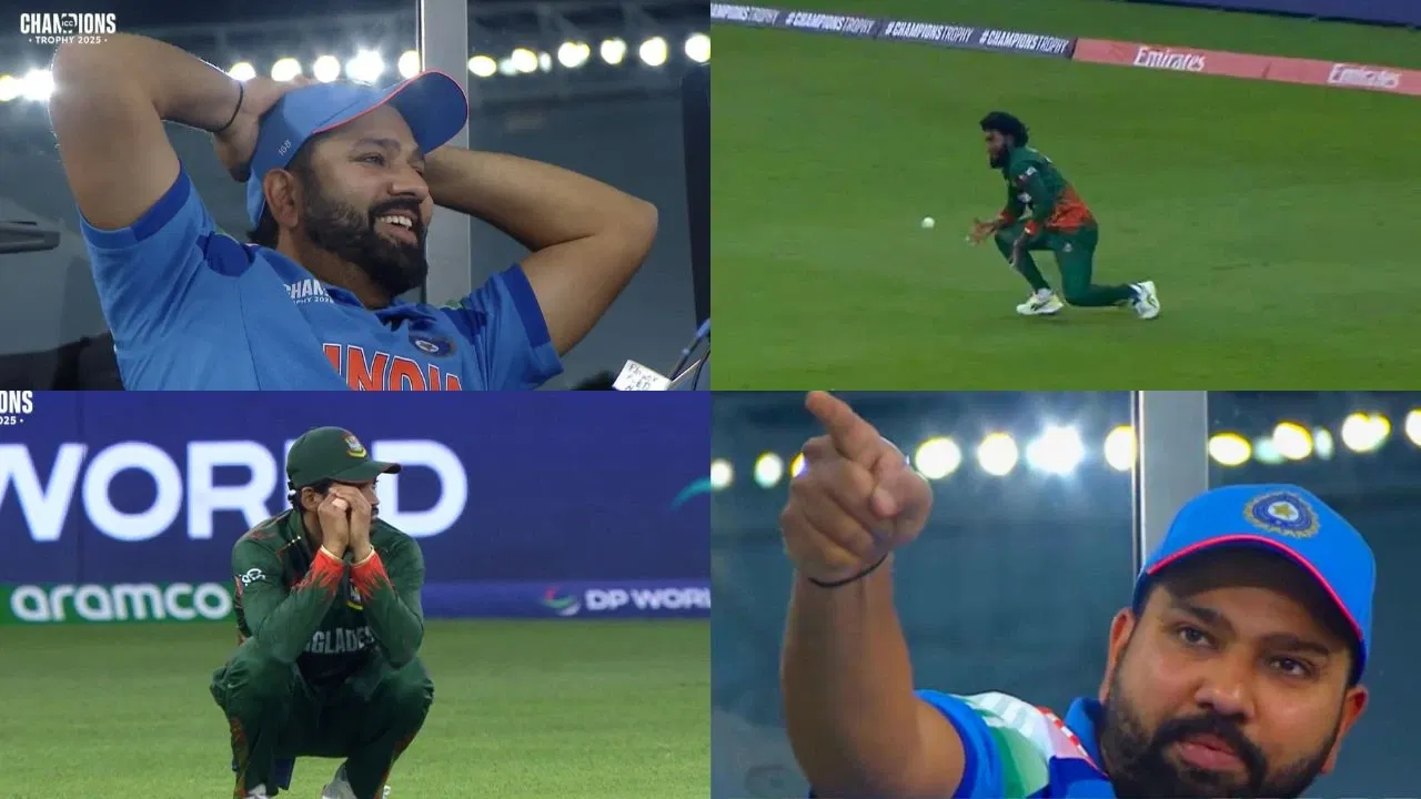 Rohit Sharma Mocks Jaker Ali For Dropping KL Rahul