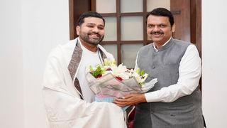 Rohit Sharma With CM