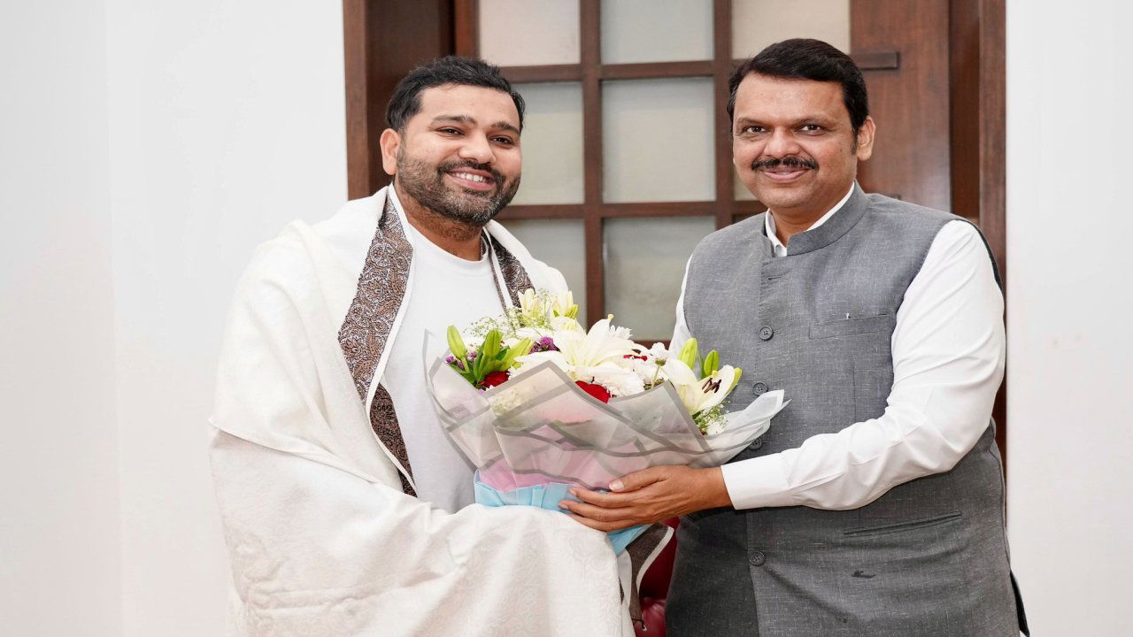 Rohit Sharma With CM