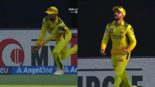 Ruturaj Gaikwad Fielding Error