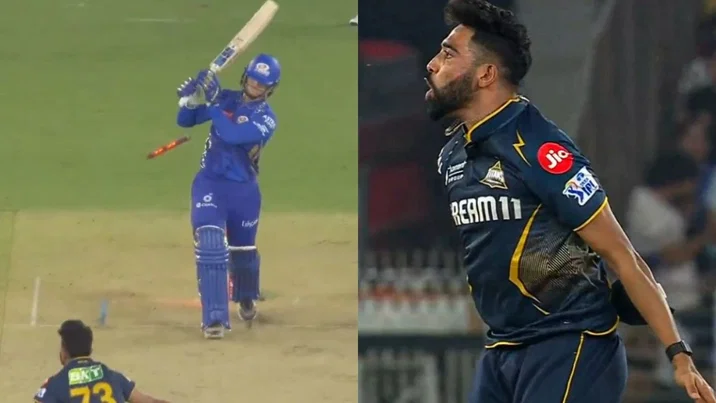 Ryan Rickelton Castled By Mohammed Siraj