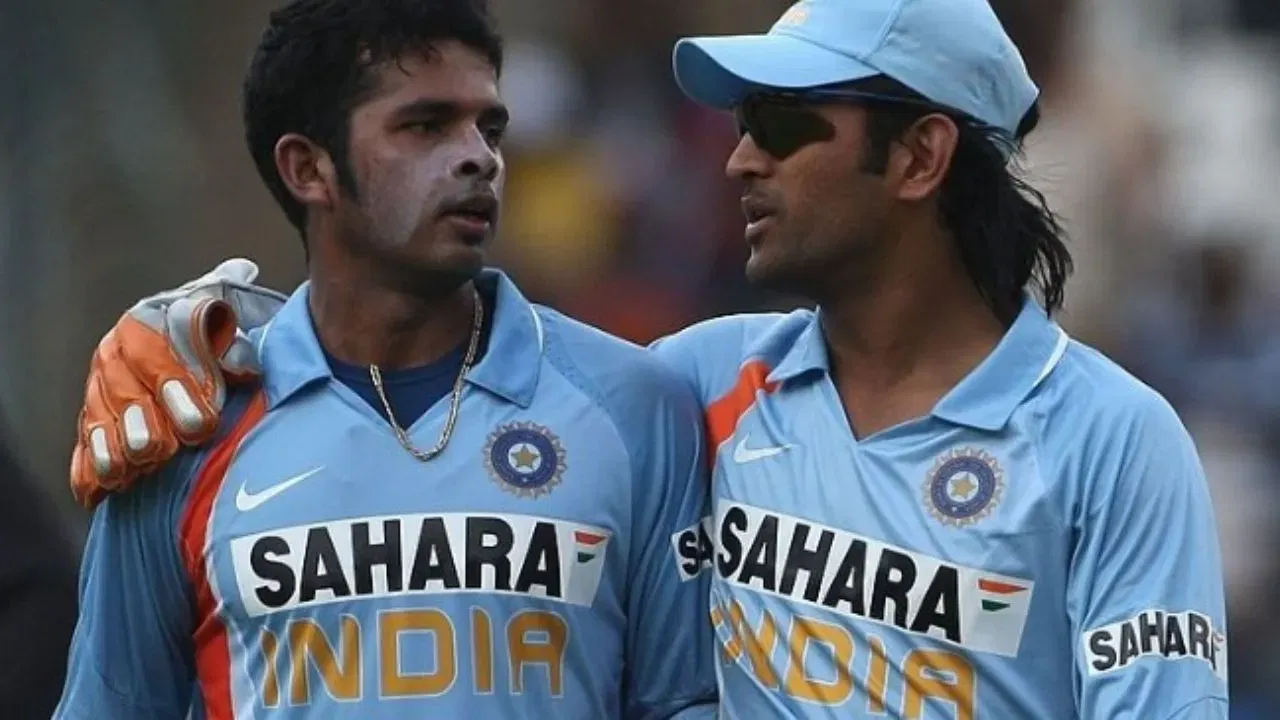 S Sreesanth And MS Dhoni