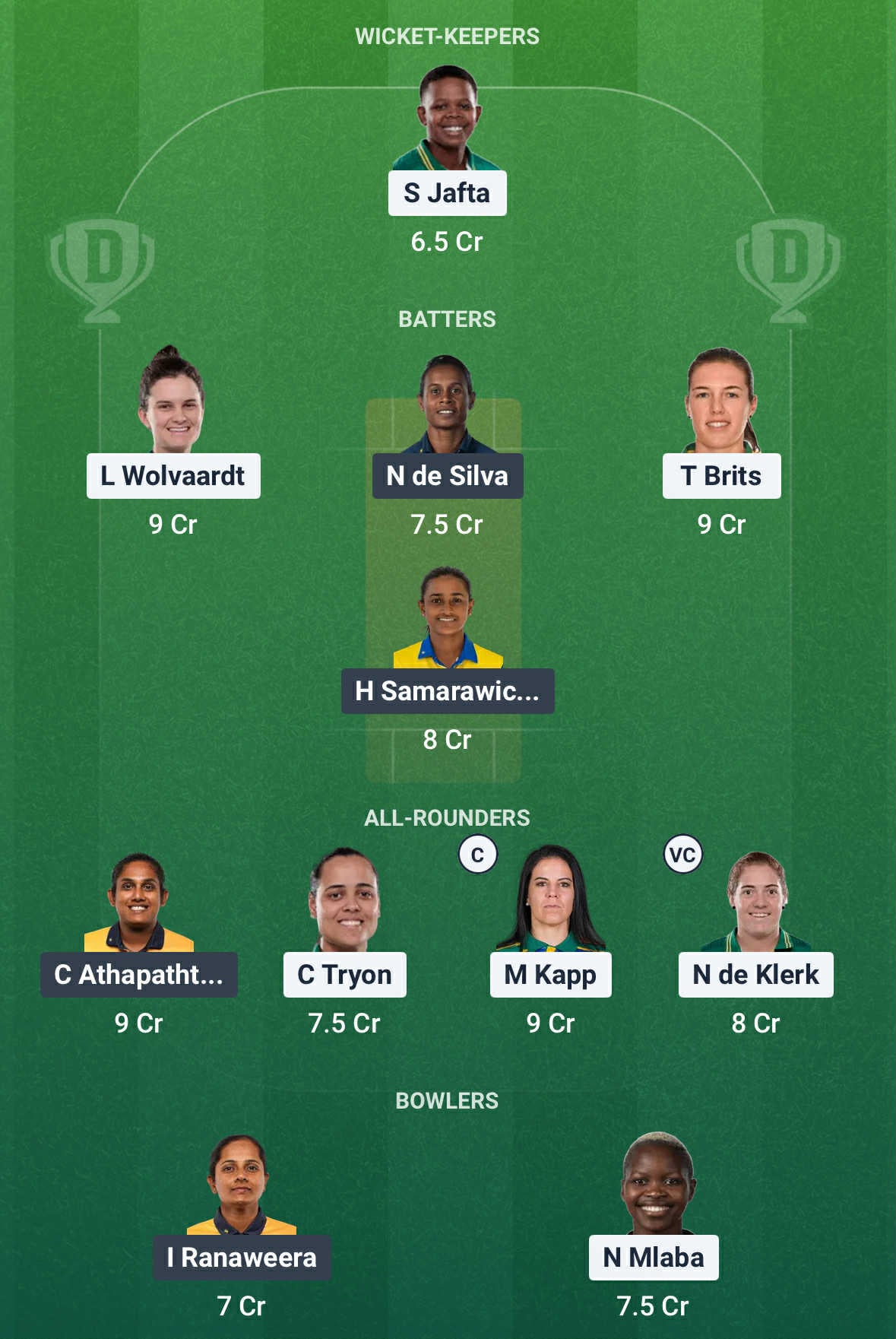 SA vs SL Dream11 Prediction
