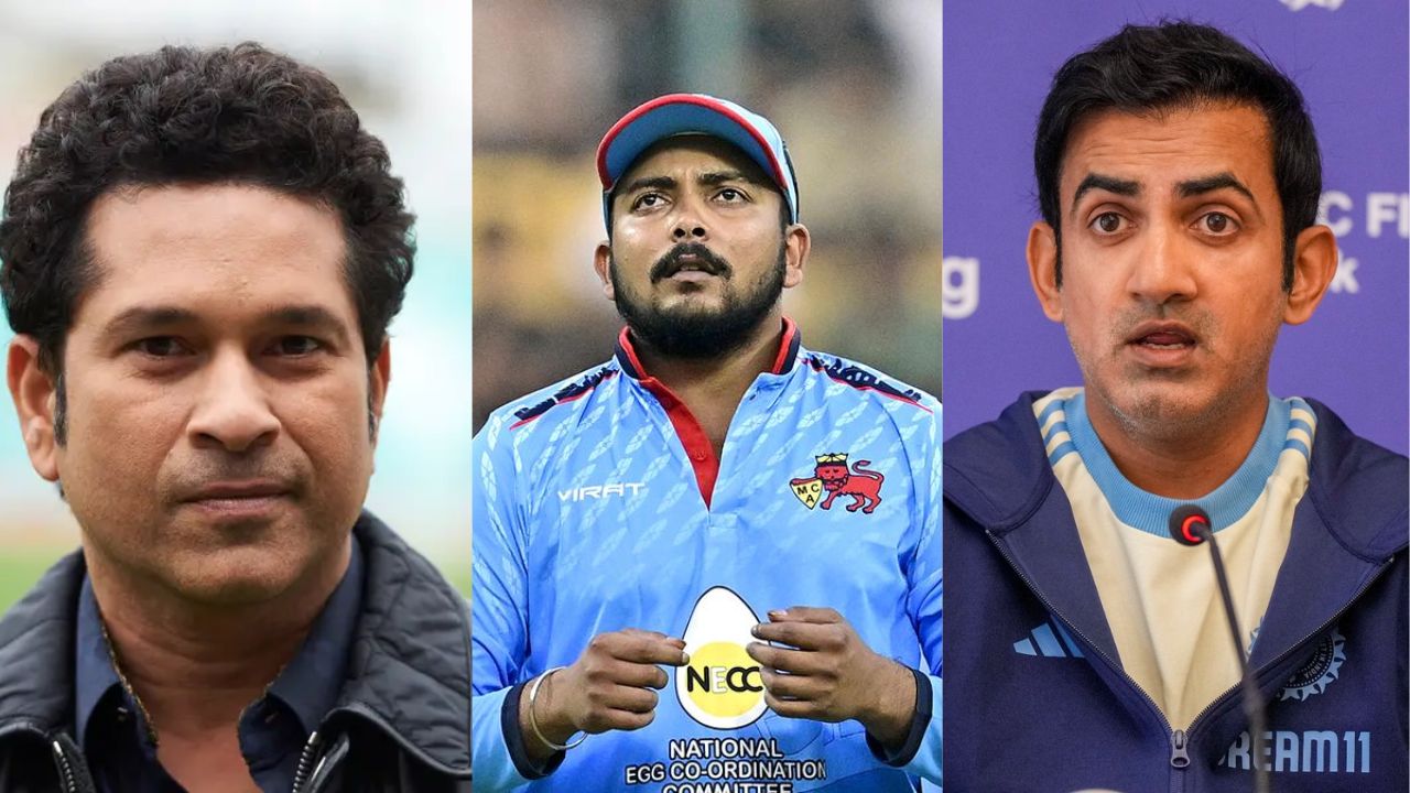 Sachin Tendulkar Prithvi Shaw Gautam Gambhir
