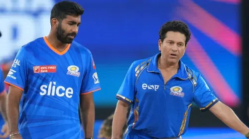 Sachin Tendulkar And Jasprit Bumrah