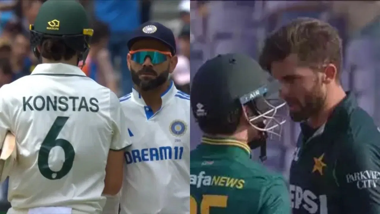 Sam Konstas Virat Kohli Matthew Breetzke Shaheen Afridi