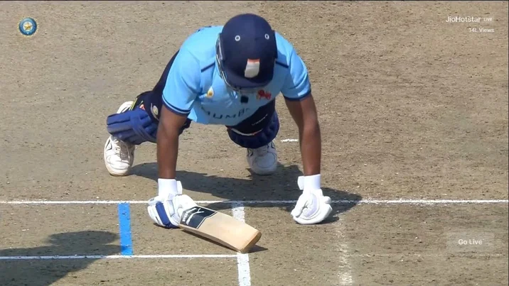 Sarfaraz Khan Push Ups Celebration