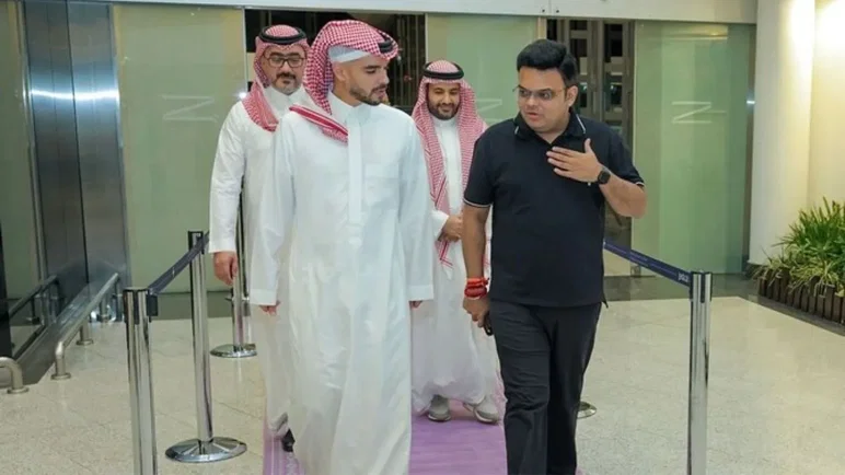 Saudi Arabia Cricket Federation Chairman With Jay Shah