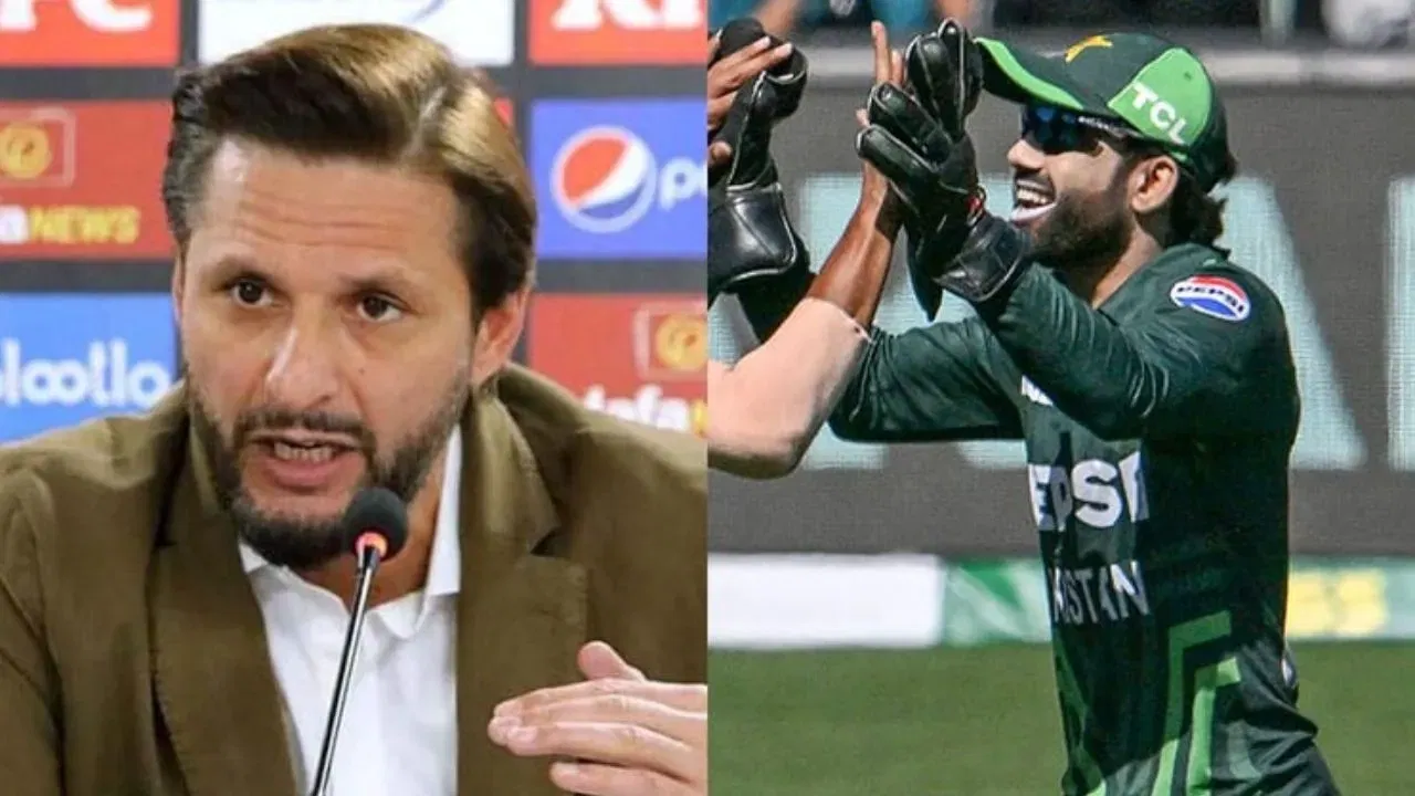 Shahid Afridi Mohammad Rizwan