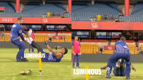 Shimron Hetmyer Dragged