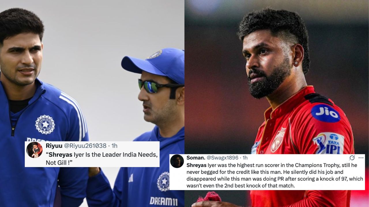 Shubman Gill Gautam Gambhir Shreyas Iyer