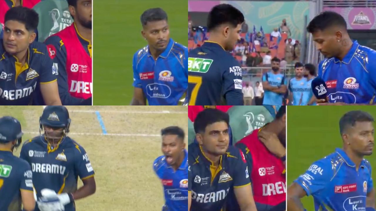 Watch: Shubman Gill ignores Hardik Pandyas handshake at toss; latter celebrates his wicket in his face
