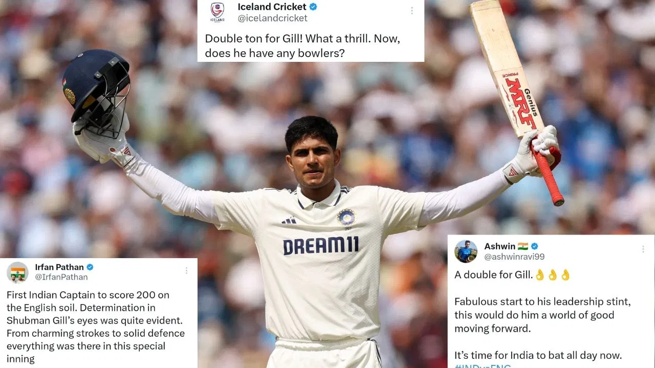 Shubman Gill Hits Double Ton