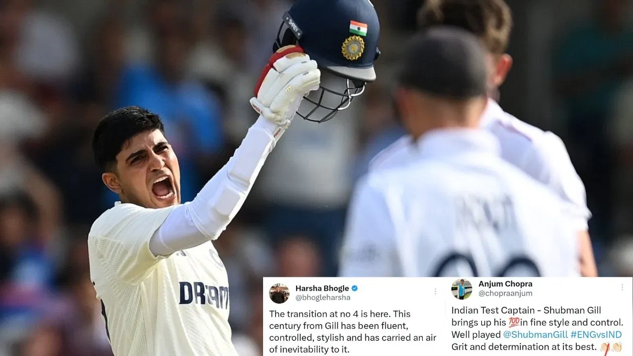 Shubman Gill Hits Test Ton In England