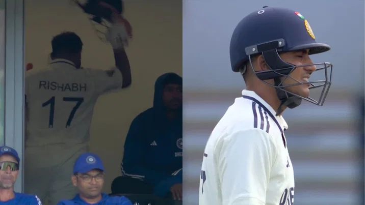 Shubman Gill Fumes Rishabh Pant Smashes Helmet 1
