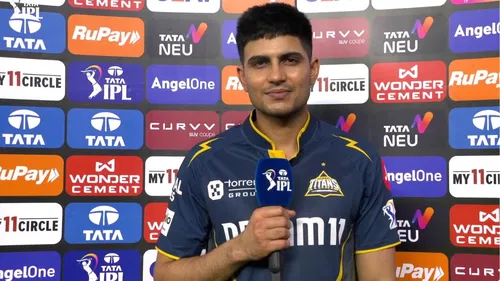 Shubman Gill Post Match