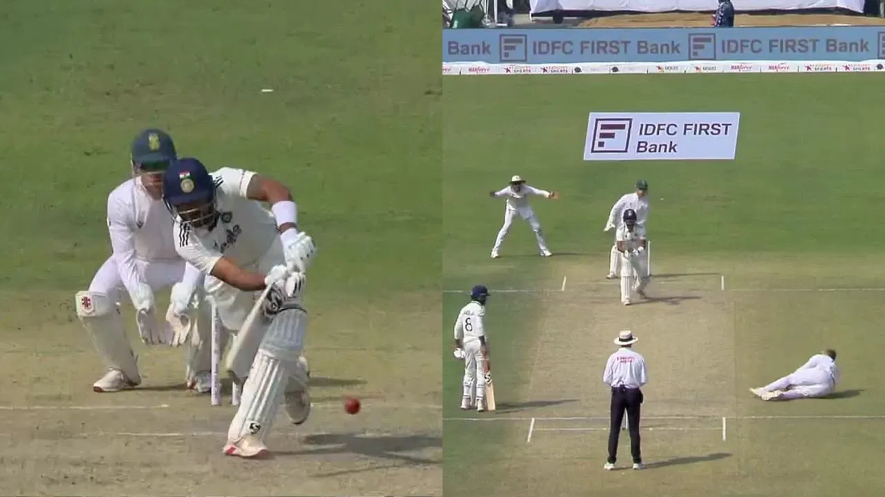 Simon Harmer Stunner To Dismiss Dhruv Jurel