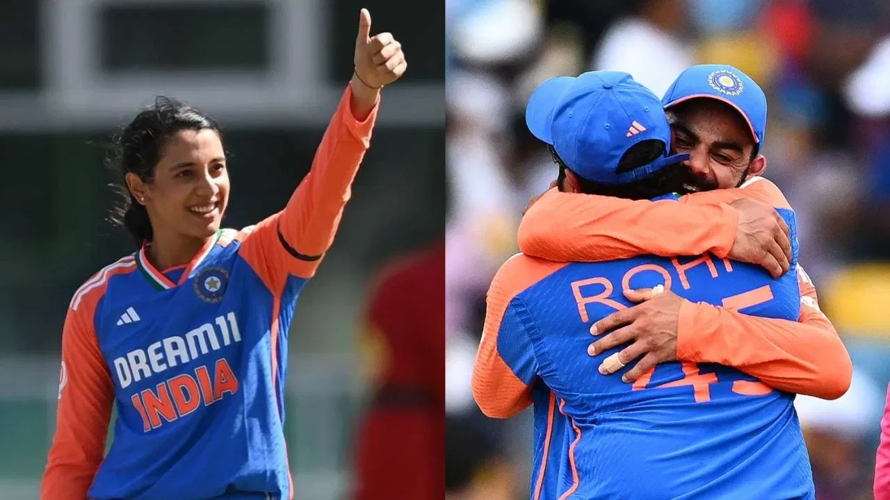 Smriti Mandhana Virat Kohli Rohit Sharma
