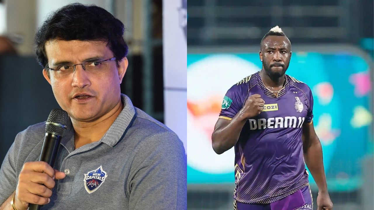 Sourav Ganguly Andre Russell