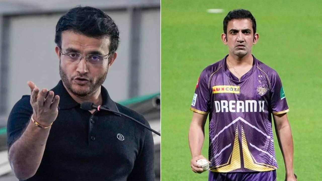 Sourav Ganguly Gautam Gambhir