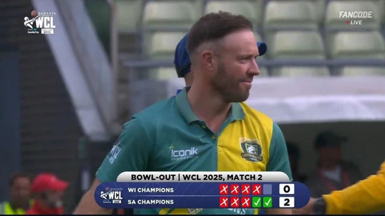 South Africa vs West Indies Bowl out