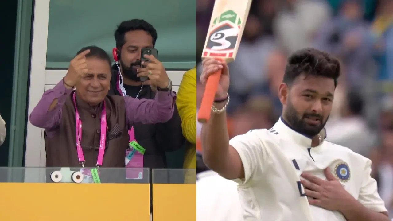 Watch: Rishabh Pant shockingly denies Sunil Gavaskars request for somersault celebration after twin tons in Leeds