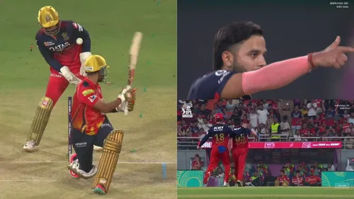 Suyash Sharma Celaebration After Dismissing Shashank Singh