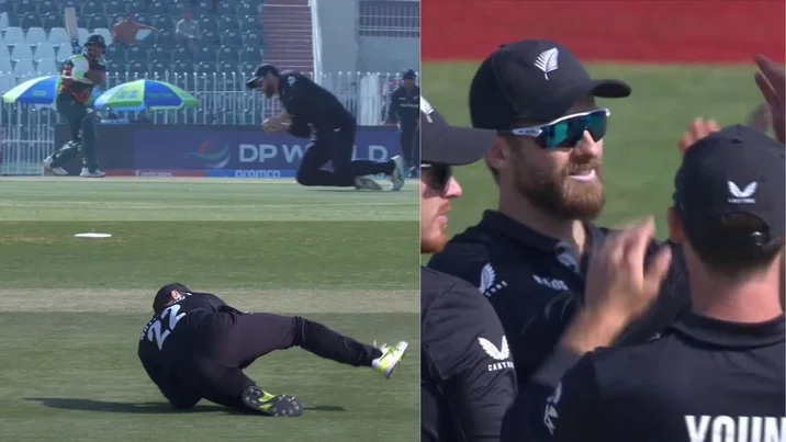 Tanzid Hasan Dismissed By Kane Williamson Catch