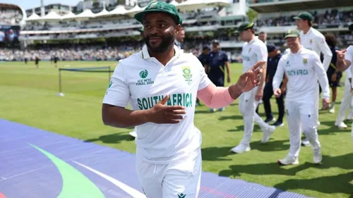 Temba Bavuma of South Africa