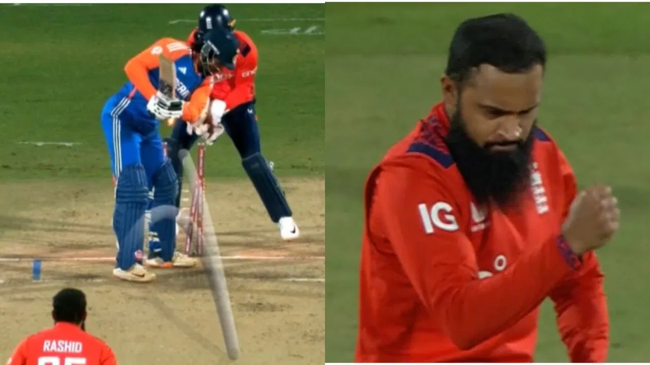 Tilak Varmas Dream Run Ends As Adil Rashid Castles Him