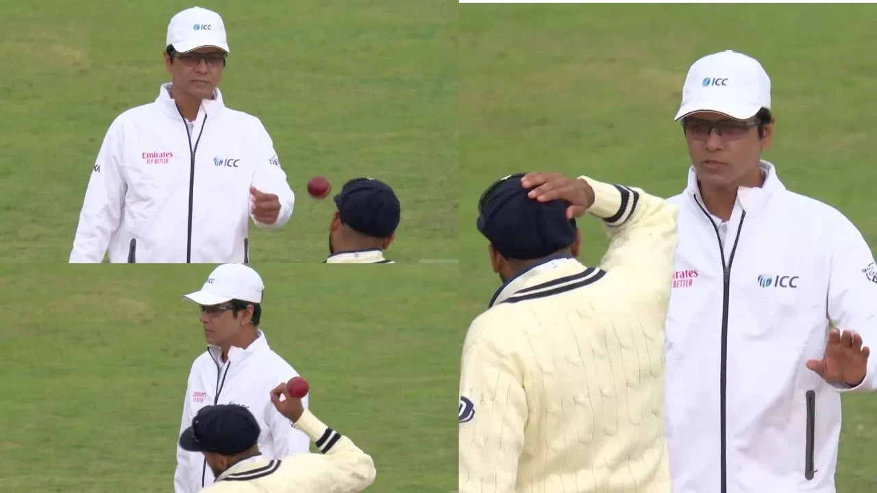 Umpire Sharfuddoula Hits Mohammed Siraj