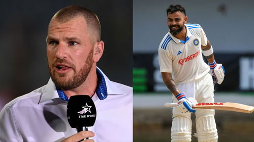 Aaron Finch and Virat Kohli