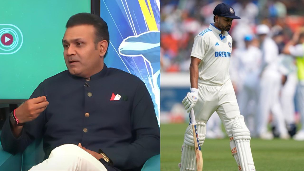 Shreyas Iyer and Virender Sehwag