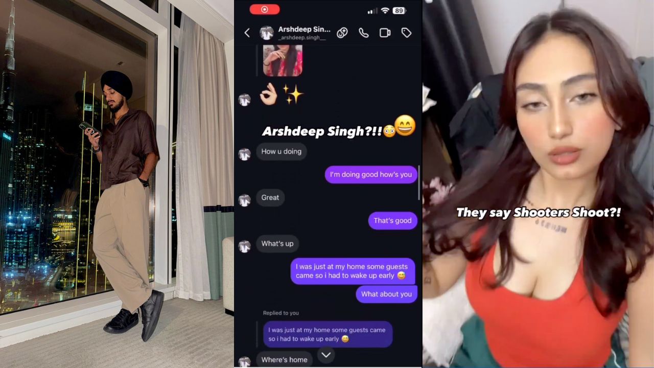 Arshdeep Singh’s private chat with a Woman leaked deliberately