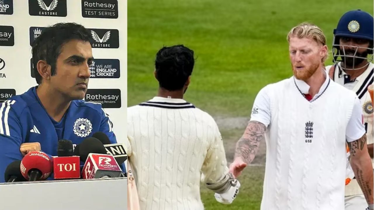 Gautam Gambhir slams Ben stokes on 'Handshake Controversy'