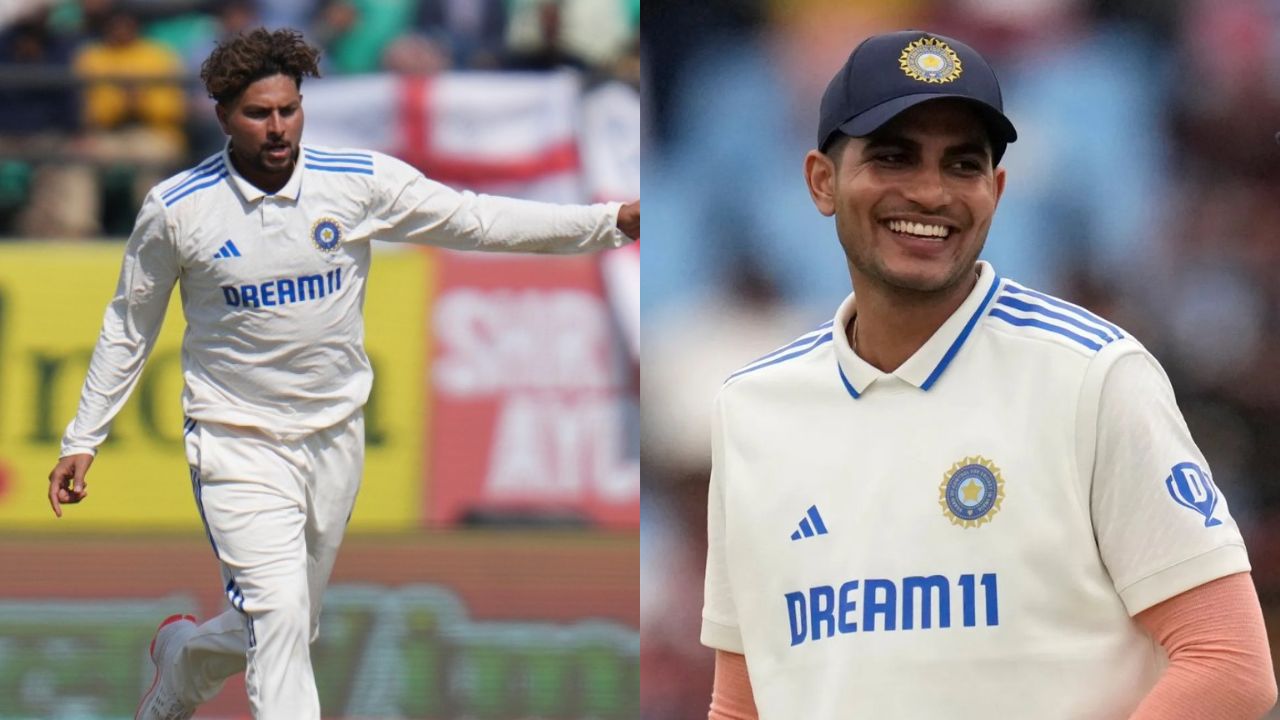 Kuldeep Yadav and Shubman Gill