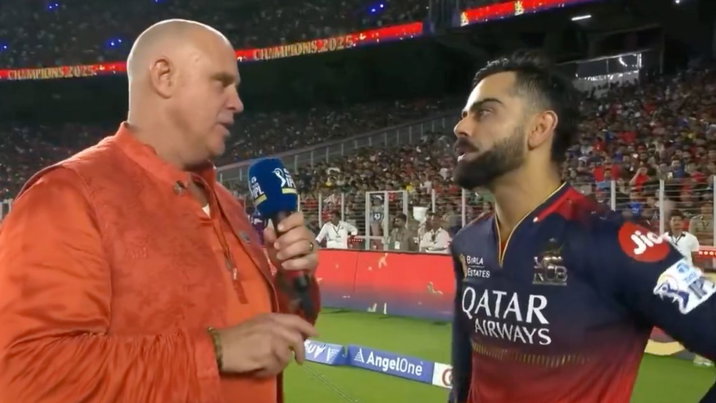 Virat Kohli and Matthew Hayden