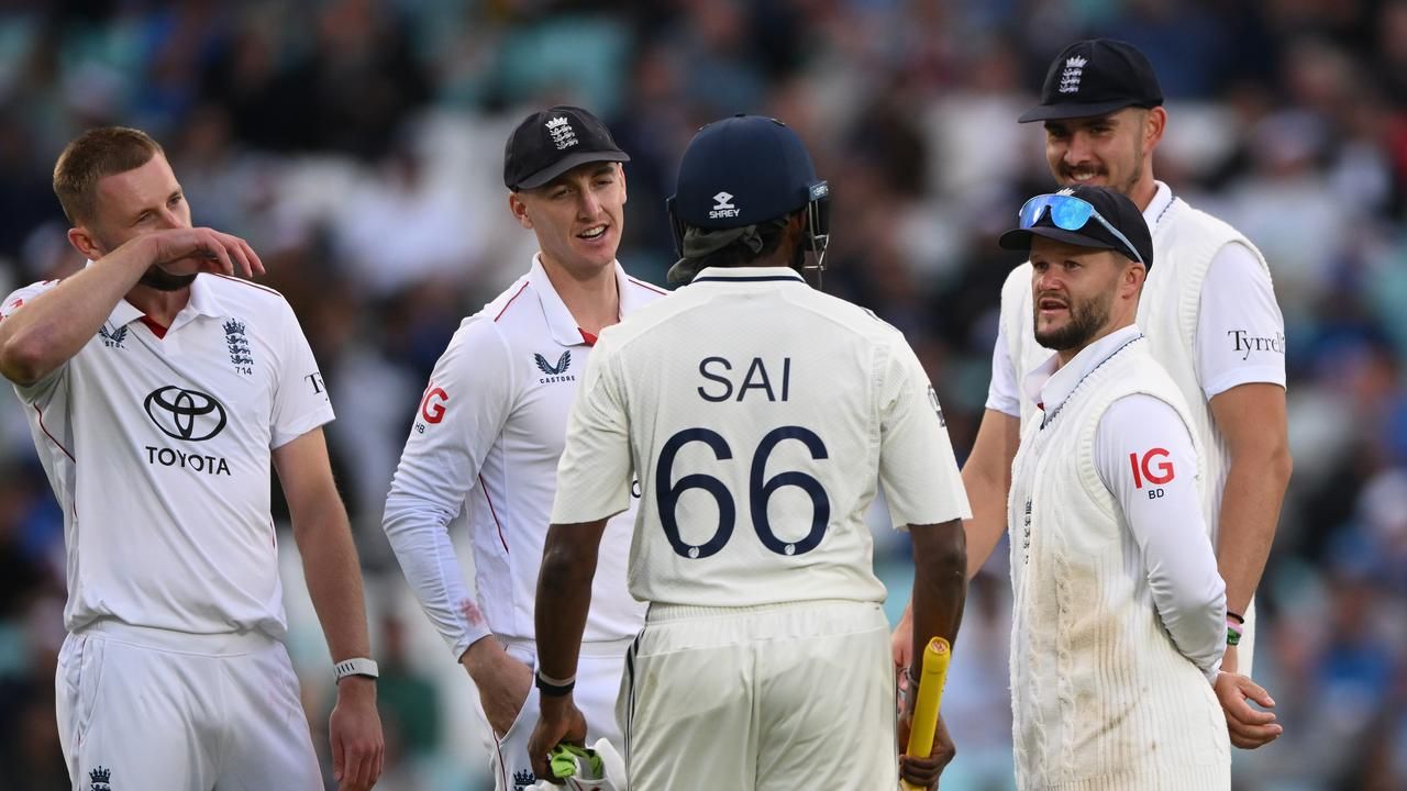 Sai Sudharsan engages in heated exchange with Ben Duckett post second innings dismissal