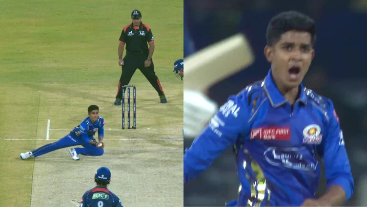 Vignesh Puthur Catch To Dismiss Mitchell Marsh