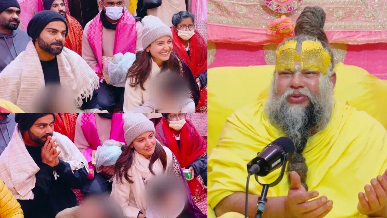 Virat Kohli Anushka Sharma In Vrindavan