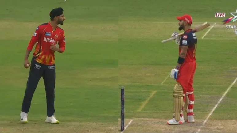 Virat Kohli Harpreet Brar Exchange
